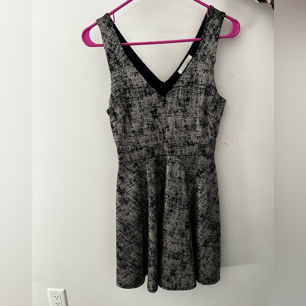Lush black and shimmery dress